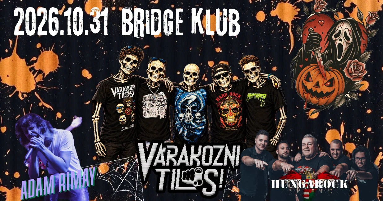 Halloween napi Rockparti a Várakozni Tilos!-al és barátaival