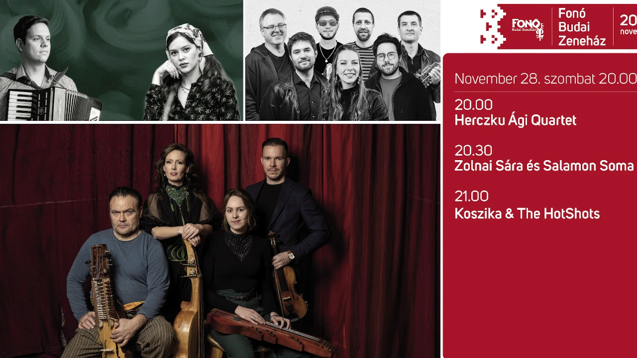 Koszika & The HotShots, Herczku Ági Quartet, Zolnai Sára és Salamon Soma