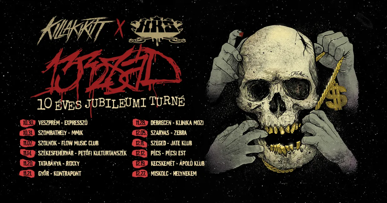 BRIGÁD - 10 ÉVES JUBILEUMI TURNÉ // Killakikitt & NKS // Roxxy, Tatabánya 11.20.