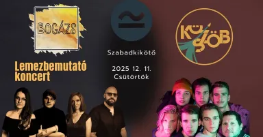 12.11 Bogázs  Lemezbemutató vendég: Küszöb