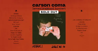 Carson Coma / Lemezújrajátszó koncert / Digitális/Analóg