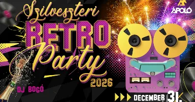 Szilveszteri Retro Party - Kecskemét / Ápoló Klub